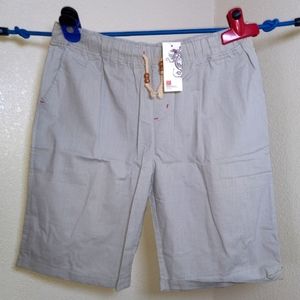 XXL WANMAN SHORTS LT GRAY NWT